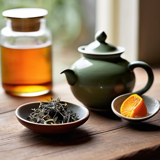 Curating an exquisite selection of loose leaf teas.
