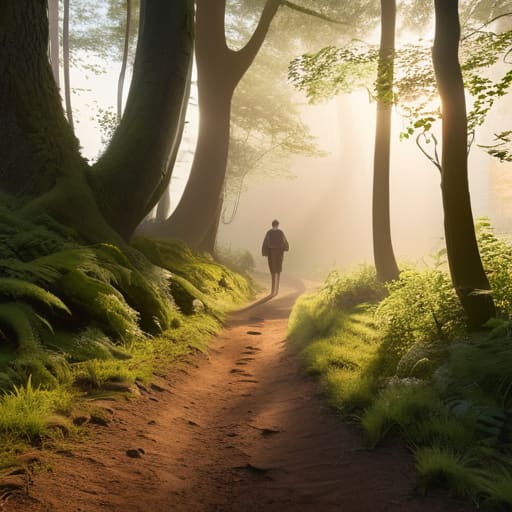 The mental health benefits of morning walks.