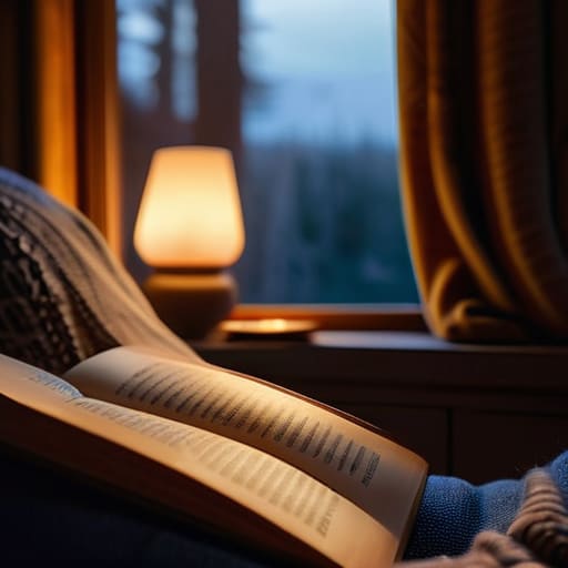 Reading a book, The Last Page.