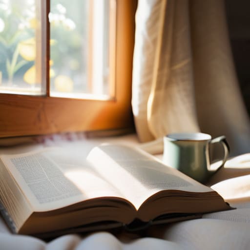 Reading a book, The Last Page.