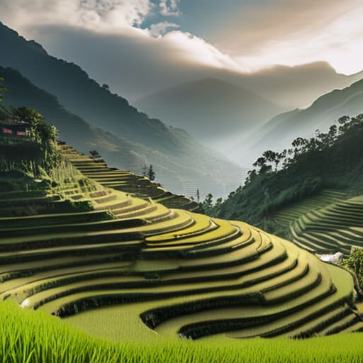 The Misty Soul of Sapa's Backroads landscape.