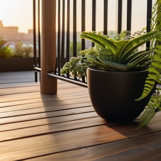 Decluttered balcony: The View Is Finally Yours.