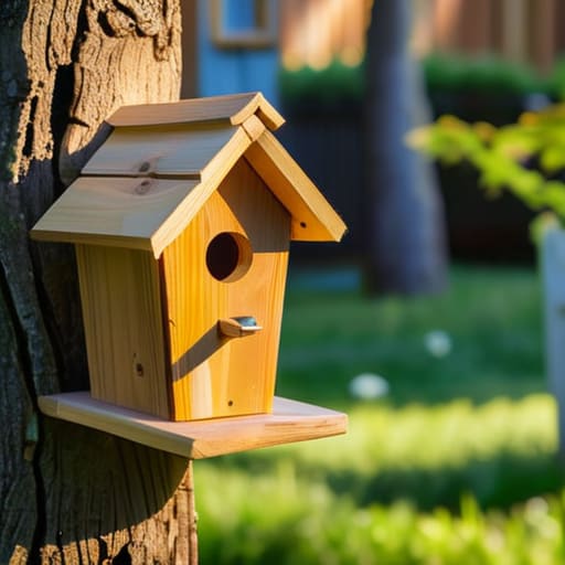 Time to Hang Your Masterpiece birdhouse.
