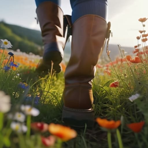 The Colorful Experience of Walking Through Wildflowers The Colorful Experience of Walking Through Wildflowers